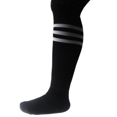 Lama Putih Di Atas Hitam Setinggi Lutut untuk Olahraga Atletik Tabung Kaus Kaki/Bagus untuk Sepak Bola atau Olahraga Apapun, juga Membuat Boot Yang Bagus-Internasional