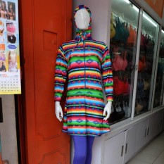 Oleno Complete Set Cover Swimwear Baju Renang Muslim/Muslimah Dewasa-Corak