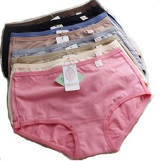 Oleno Yadaili Midi Panties Celana Dalam Wanita Yadaili - 6pcs-Multiwarna