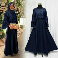 Olivia Dress / Baju Pesta / Cape Brukat