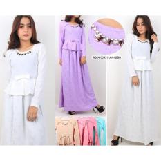 Oma Fashion Calandre Maxi Muslim Pita Peplum - Size M