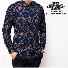 Baju Batik Pria/ Baju Kondangan/ Kemeja Batik Pria Orion Premium Songket Slimfit Multicolor
