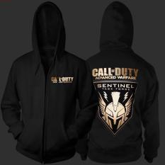 ONE TSHIRT JAKET HOODIE ZIPPER CALL OF DUTY - HITAM
