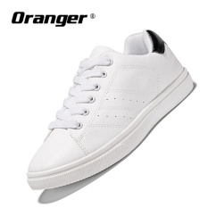 Oranger Pria Ringan Sepatu Kasual Comfort Lace-UP New Arrival Outdoor Man Sepatu Kausal Pria Kets Fashion (Putih) -Intl