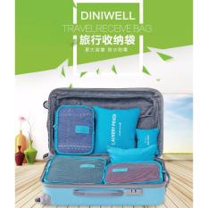 Organizer Travelling Bags IMPORT Six In one BLUE