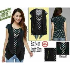 ORI IMPORT!! Tasya Blouse + Kalung