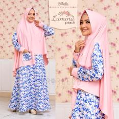 ORIBELLE SETELAN GAMIS plus KHIMAR / GAMIS SYARI / DRESS SYARI LUMINA