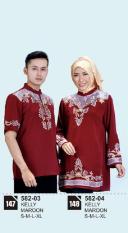 Original Azzurra Jual Baju Koko Muslim Couple Pria 582-03 Warna : Maroon Terbuat dari Bahan : Kelly