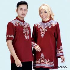 Original Azzurra Jual Baju Koko Muslim Couple Pria 582-03 Warna : Maroon Terbuat dari Bahan : Kelly