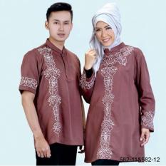 Original Azzurra Jual Baju Koko Muslim Couple Pria 582-11 Warna : Coklat Terbuat dari Bahan : Baloteli