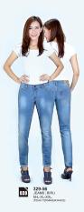Original Azzurra Jual Celana Jeans Casual Wanita 329-56 Warna : Biru Terbuat dari Bahan : Jeans