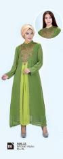 Original Azzurra Jual Gamis Muslimah Casual Wanita 505-33 Warna : Hijau Terbuat dari Bahan : Sifone