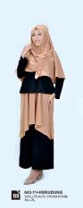 Original Azzurra Jual Gamis Muslimah Casual Wanita 643-11 Warna : Hitam Komb Terbuat dari Bahan : Wollpeach
