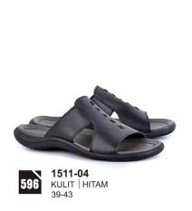 Original Azzurra Jual Sandal Flat Casual Pria 1511-04 Warna : Hitam Terbuat dari Bahan : Kulit