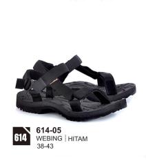 Original Azzurra Jual Sandal Gunung / Adventure Pria 614-05 Warna : Hitam Terbuat dari Bahan : Webing