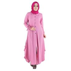 Original Gamis / Long Dress Busana Muslim Wanita (Tanpa Kerudung) - ROK 027 Produk Lokal Berkualitas