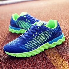 Original Men's Outdoor Olahraga Atletik Sepatu Berlari Sepatu Kets (biru)-Intl