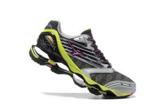 Original Mizuno Women's Wave Prophecy 5 Running Shoe Grey/Yellow Mizuno 5 Fashion Sneakers Classic Sports and Walking Breathable Casual Shoes - intl