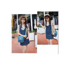 Original POSO PS-203 Blue - Vintage Retro Strap Bag