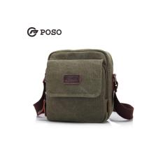 Original POSO PS-203 Green - Vintage Retro Unisex Cross Strap Chest Pa