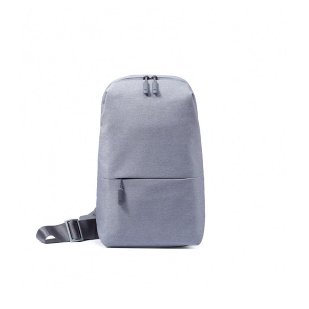 Asli Xiaomi Backpack Urban Leisure Chest Pack untuk Pria Wanita Ukuran Kecil Shoulder Type Unisex Ransel untuk Kamera DVD Phones -Bark Grey-Intl