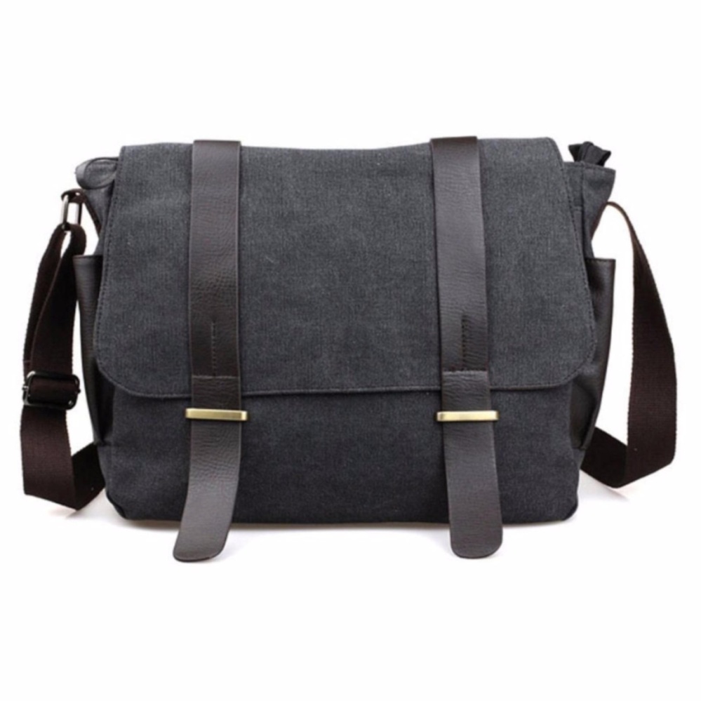 Ormano Tas Selempang Pria Korean Canvas Deangelo Messenger Bag Laptop Gadget Bodypack Shoulder Bags Sling Bag Tas Bahu Casual Jalan Jalan Bepergian Fashion s8808