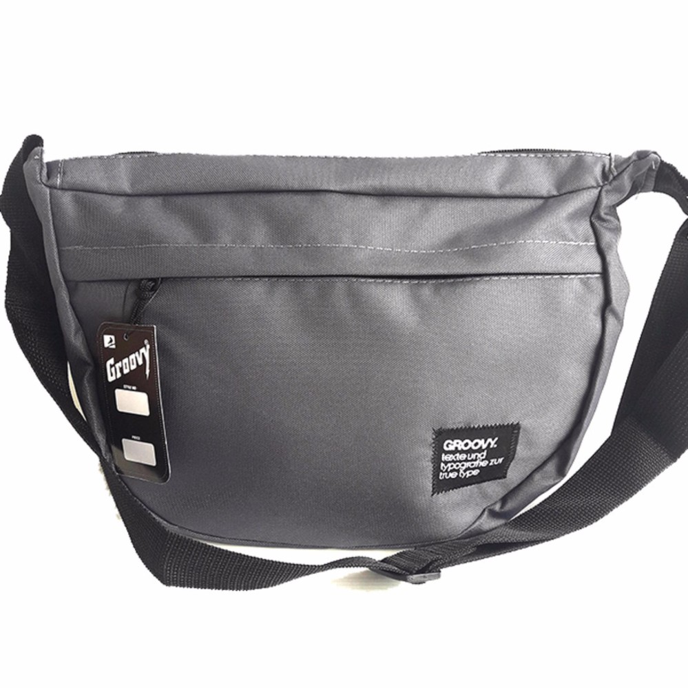 Ormano Tas Selempang Waistbag Weistbag Berrio Waist Bag Fashion Accessories - Gray