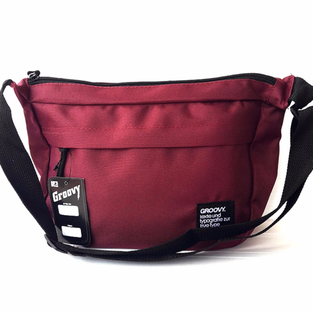 Ormano Tas Selempang Waistbag Weistbag Berrio Waist Bag Fashion Accessories - Marun