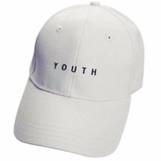Ormano Topi Baseball Snapback Youth Cap Sport Golf Casual Aksesoris Pria Wanita Men Women Fashion Accessories Hat Pelindung Tudung Tutup Penutup Kepala Anti Panas Head Protector Jalan Hangout Travel Olahraga Sporty Cool Keren - White