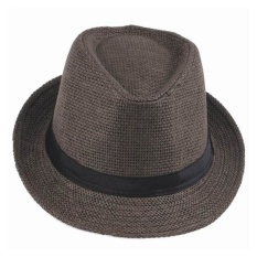 Ormano Topi Fashion Fedora Koboi Tompi - Cokelat Tua