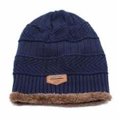 Ormano Topi Kupluk Wool Winter Fashion Hat Beanie s3609 - Biru