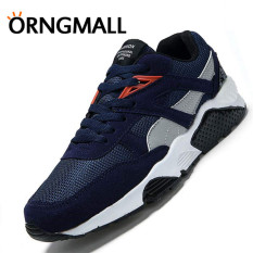 ORNGMALL Sepatu Bernapas Pria Sepatu Olahraga Sepatu Sneakers Sepatu Mesh Kasual Sepatu Jogging 'S Busana Kasual Pria Renda Lari Sepatu Sneakers
