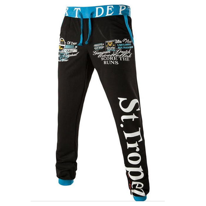 Outdoor Jogging Celana Pria Korea Fashion Kasual Huruf Dicetak Celana Elastis Harem Celana Danau Biru Outdoor Jogging Celana Pria Korea Fashion Kasual Huruf Dicetak Celana Elastis Harem Celana Danau Biru