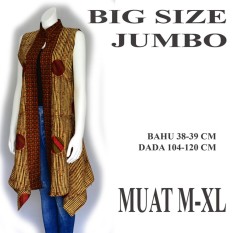outer batik wanita gamis batik jumbo A510