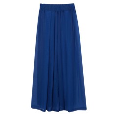 Very Large Lebar untuk Pesta Harem Jersey Rayon Palazzo (Biru)