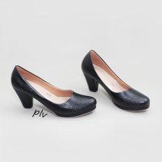 Own Works Sepatu Pantofel High Heels Wanita SD01 - Hitam