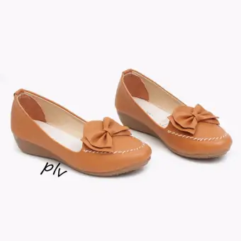 Own Works Sepatu Pantofel Wanita Wedges RJ02 - Camel | Lazada Indonesia Own Works Sepatu Pantofel Wanita Wedges RJ02 - Camel