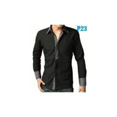 P23 Kemeja Pria Bisa Modif SLIM FIT- Tailor Rapi Halus SIZE LENGKAP