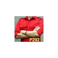 P292 Kemeja American Drill Pria Macho Bisa Modif- TAILOR SIZE LENGKAP