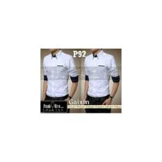 P92 Hem Katun Stretch Kemeja Anak Muda Profesional Tailor SIZE LENGKAP