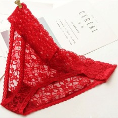 Paket 2 Eropa Fesyen Baru Ukuran 2017 Panties Women Transparan Underwear Wanita Lace Soft Seamless Briefs Underwear Wanita S-XXL -Intl