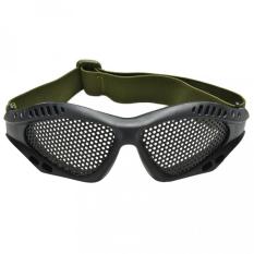 Paintball Tactical Airsoft Anti Fog Metal Mesh Goggles Eye Safety Glasses Mask - intl