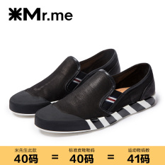 Pak Meter Modis Lapisan Pertama Kulit Kepala Plastik Sepatu Santai Sepatu Pria (Hitam (Jzhgjn942-1ks Standard Sepatu Kulit Ukuran))