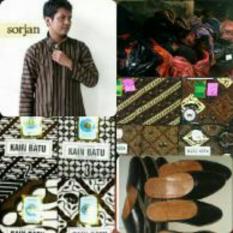 Pakaia Adat Jawa Lurik Satu Set Komplit