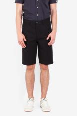Pakaian Celana Pendek Chino Pria Emba Casual Dayton Black Diskon discount murah bazaar baju celana fashion brand branded