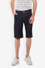 Pakaian Jeans Pria Lois Denim Short Pants Dark Blue Denim Diskon discount murah bazaar baju celana fashion brand branded