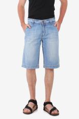 Pakaian Jeans Pria Lois Denim Short Pants Light Blue Denim Diskon discount murah bazaar baju celana fashion brand branded