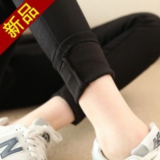 Pakaian Luar SMA Siswa Legging Celana Pensil Warna Hitam Kaki (7999 Hitam Bawahan Tambah Beludru Celana)