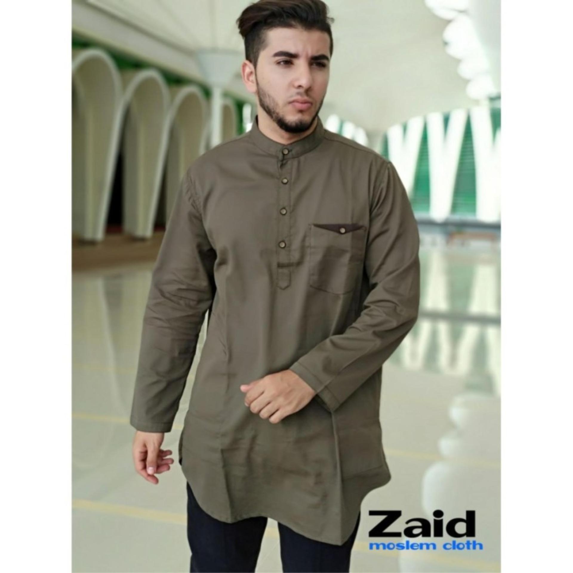 Pakaian Muslim Pria - Baju Gamis Pria - Kurta Pakistan Zaid 118  