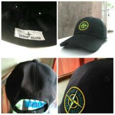 PAKETAN TOPI PATCH+KANCING+LABEL STONE ISLAND